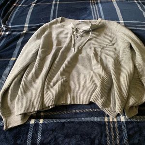 Old navy lace up sweater